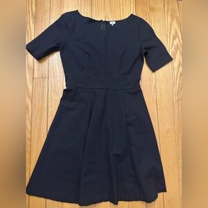 J. Crew Navy A-Line Dress